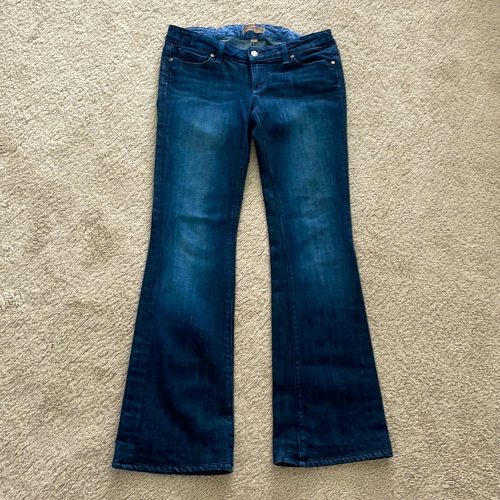PAIGE Maternity adjustable waist jeans